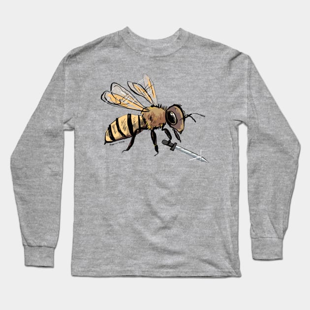 Bee Blade Long Sleeve T-Shirt by bransonreese
